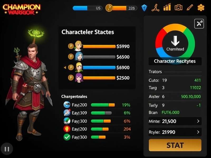 Champion Masala Warrior gameplay screenshot showing character selection